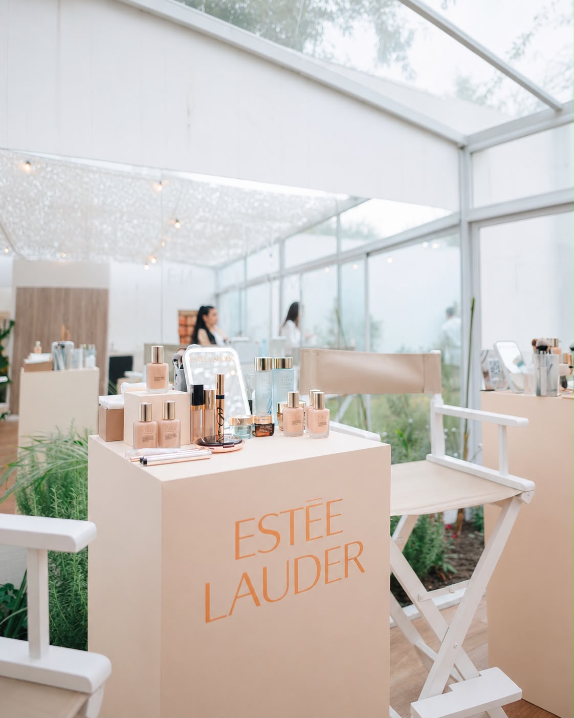 Estée Lauder en The Living Club